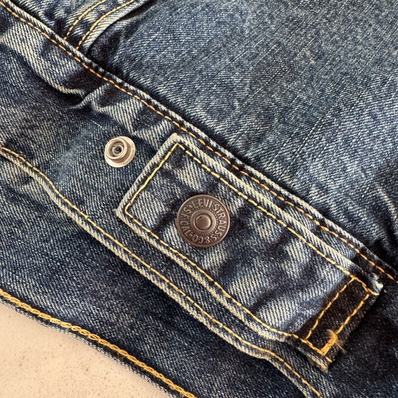 Men’s Sherpa Lined Levi Winter Jean Jacket - worn twice - Picture 2 of 5